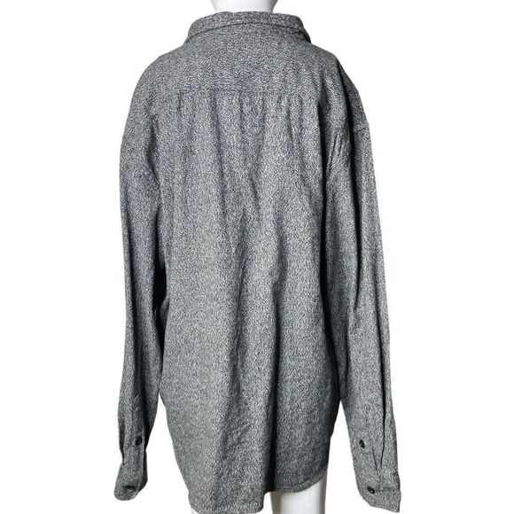 Old Navy Black Jack Regular Fit Button Down Warm Shirt Grey Size XXL - Picture 2 of 4